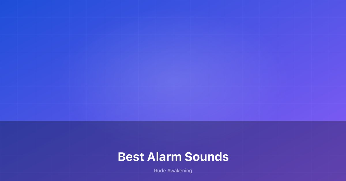 Sound waves emanating from a smartphone alarm on a bedside table