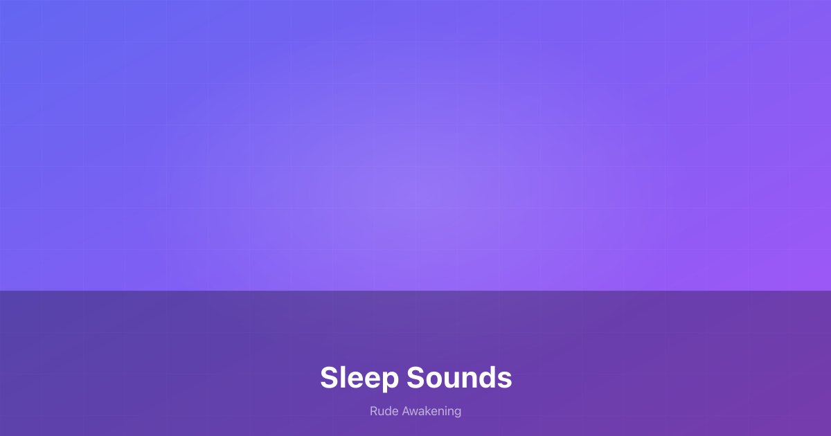 A serene bedroom at night with soft ambient light and sound waves illustrated in the air